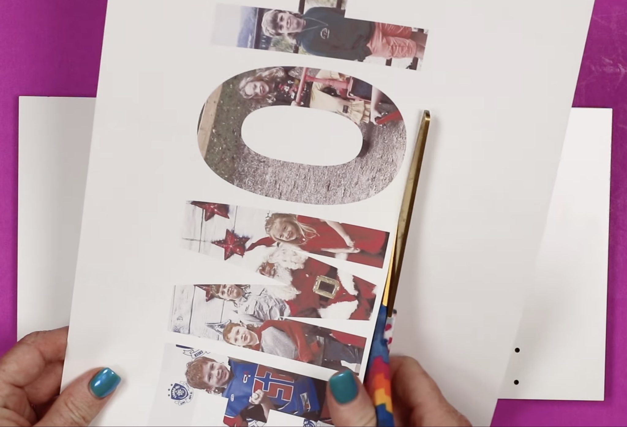 Trim sublimation print so it will fit on the blank.