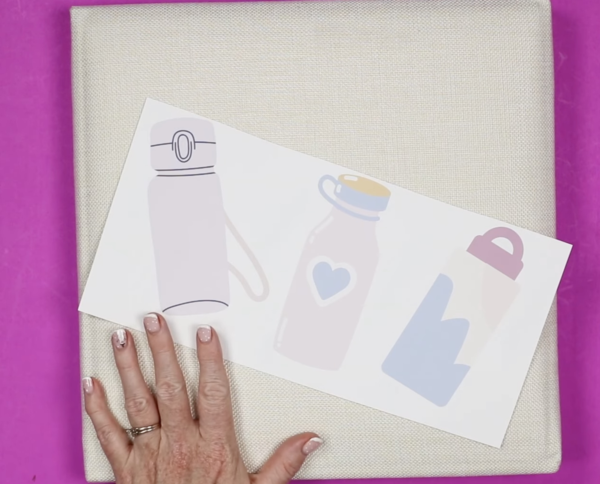 Decide placement for lid designs.