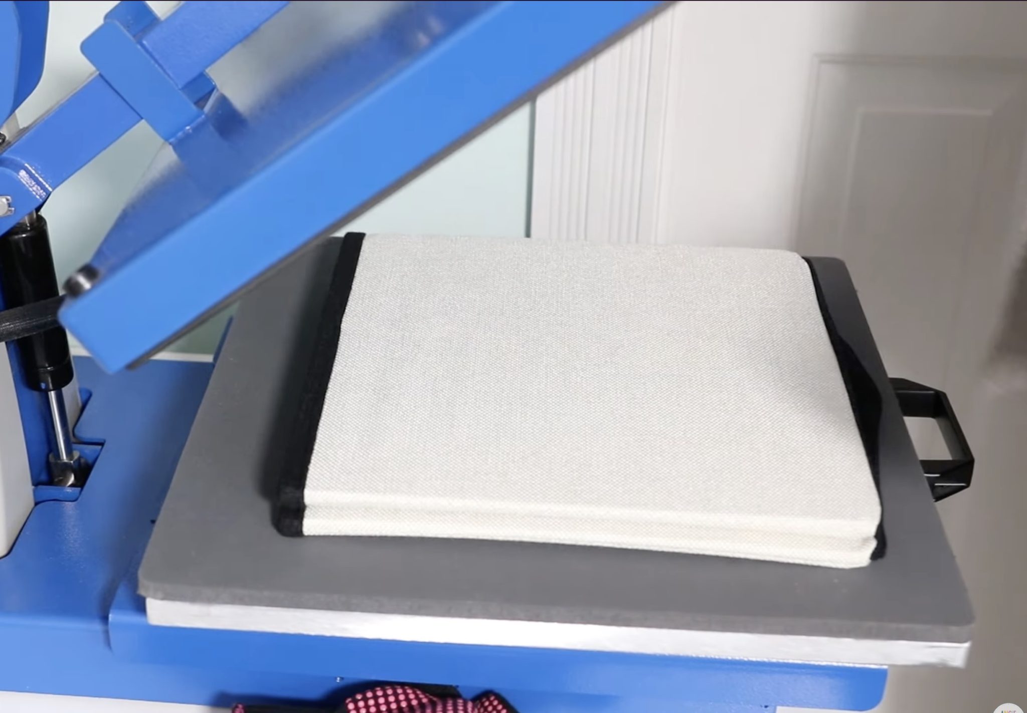 Traditional heat press didn't work with this blank.