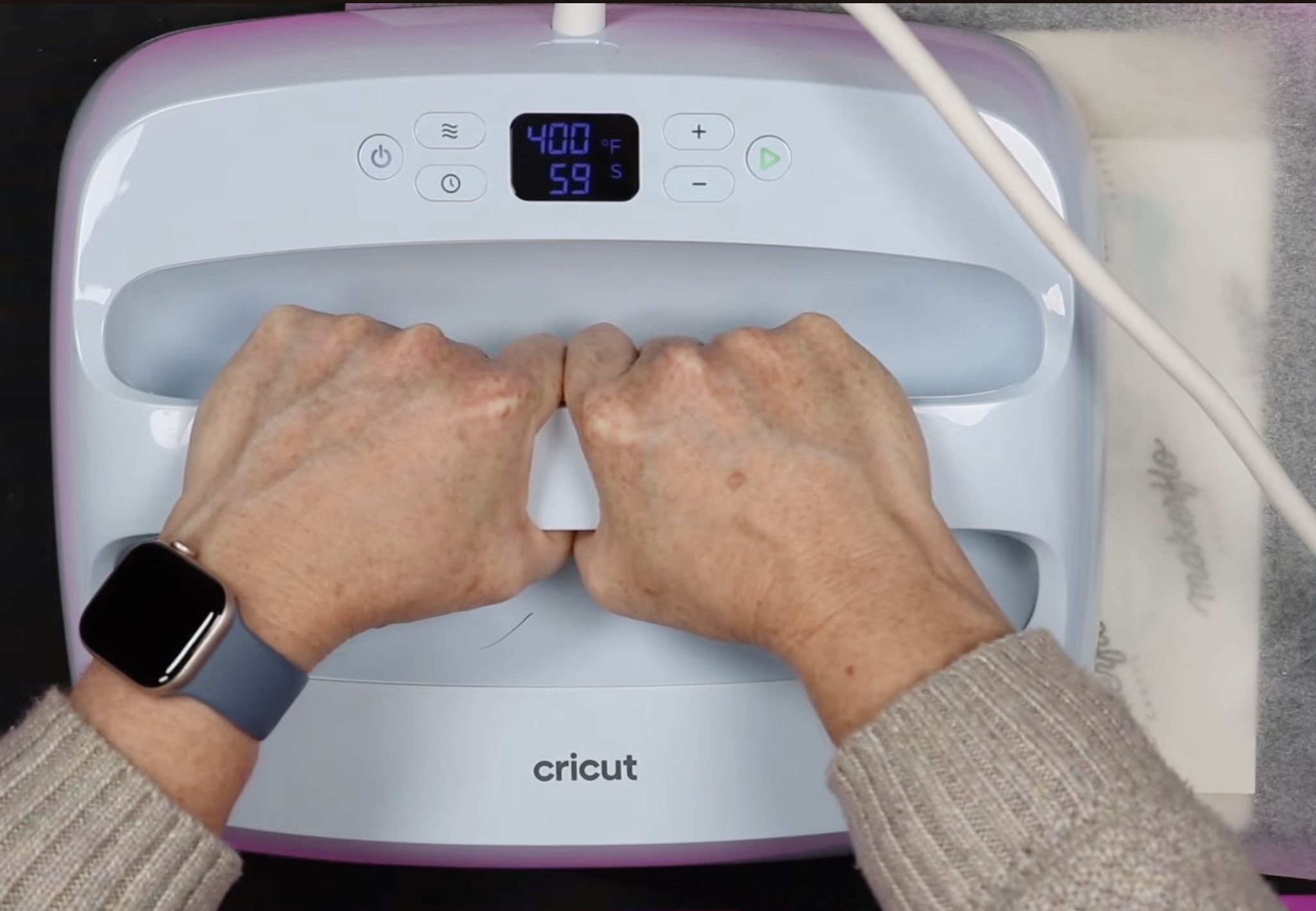 Press again with EasyPress.