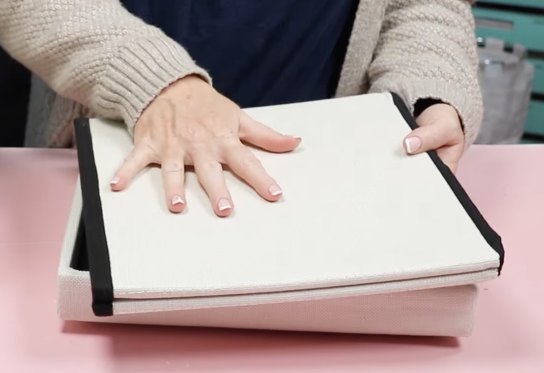 Sublimation organization bin flat.