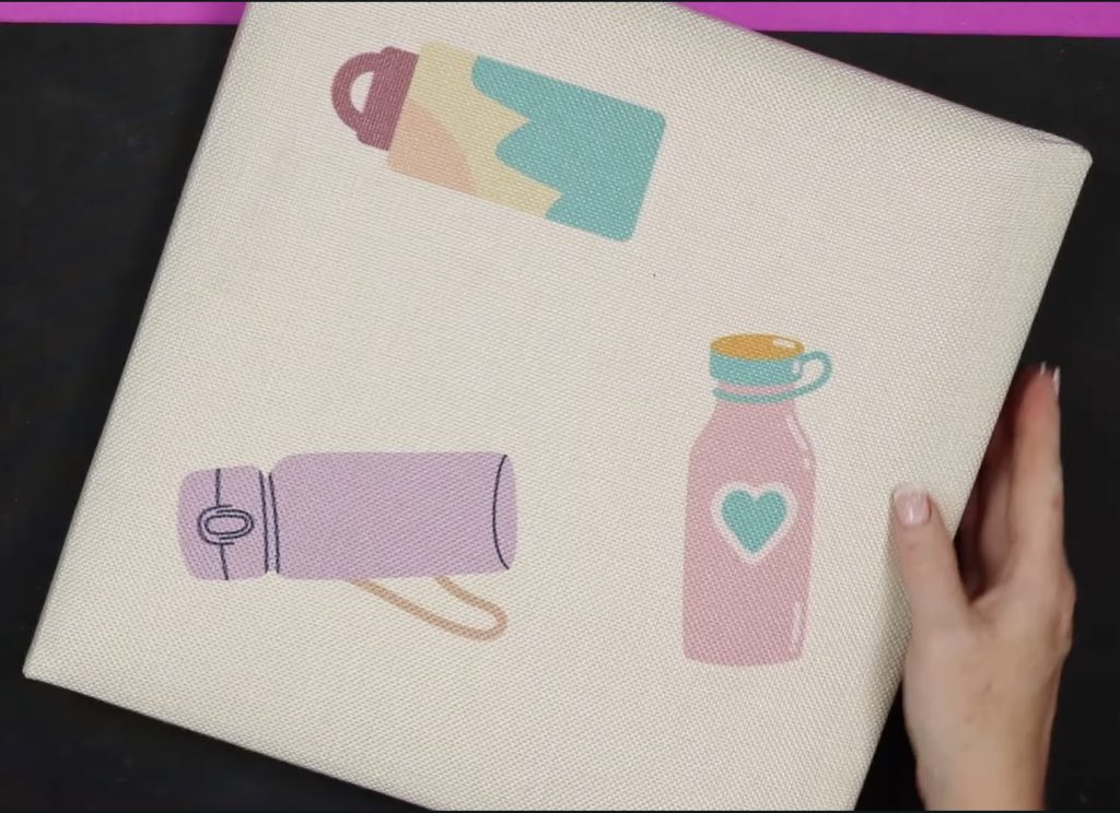 Finished tumblers lid.