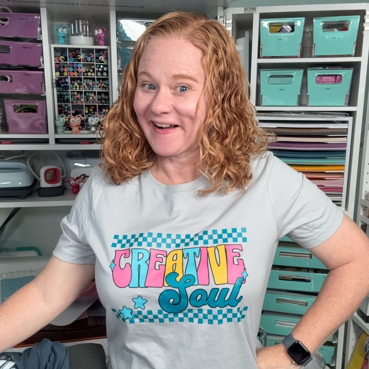 creative soul shirt worn by angie holden and made by ninja POD