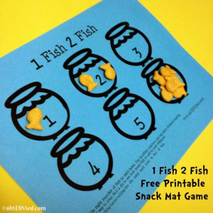 1 Fish 2 Fish Interactive Printable Placemat by obSeussed