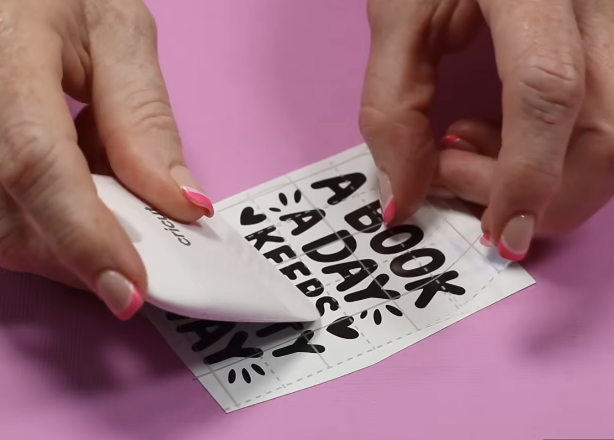 Add transfer tape to Smart Vinyl.