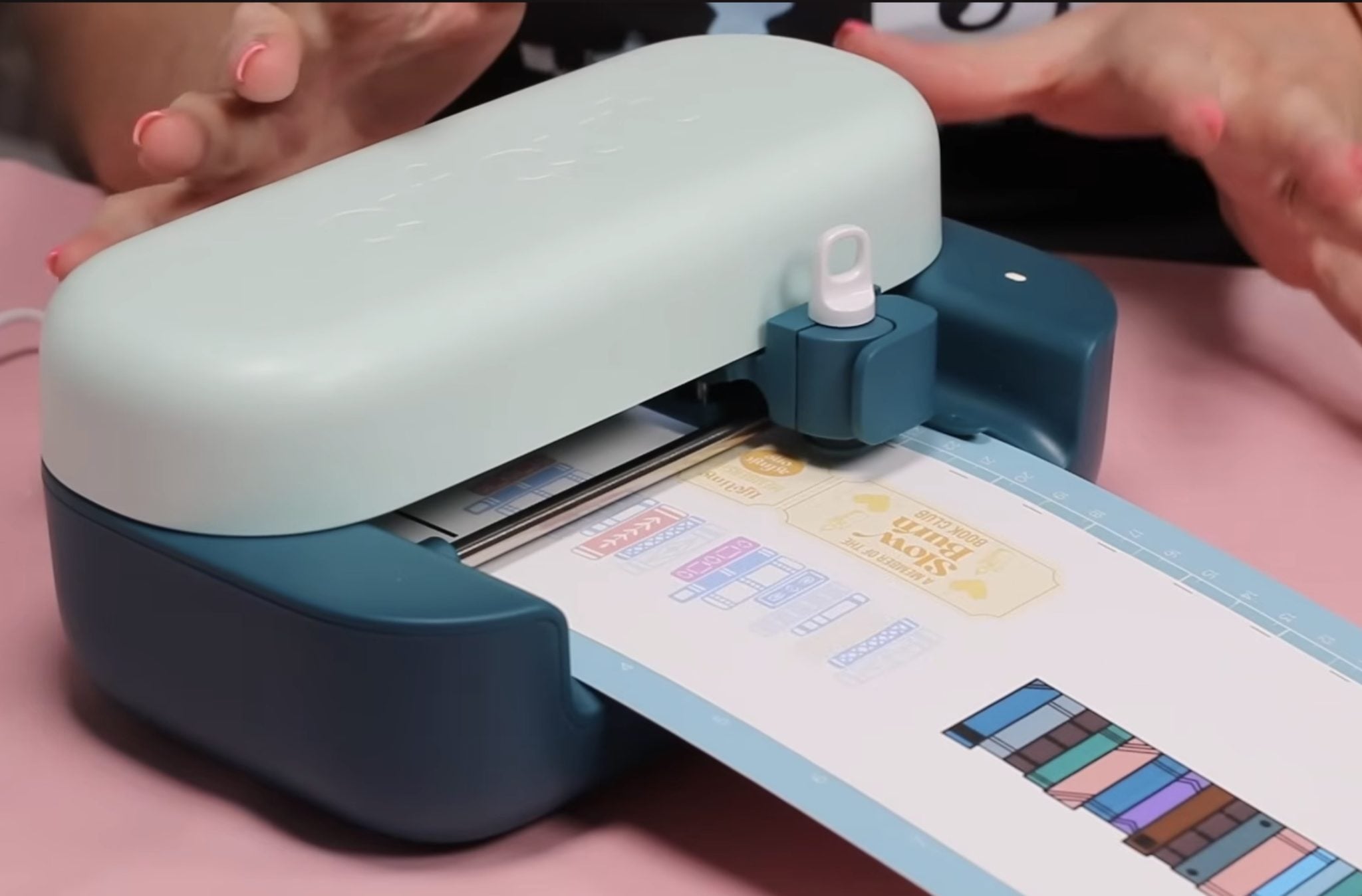 Load mat into Joy 2 machine.