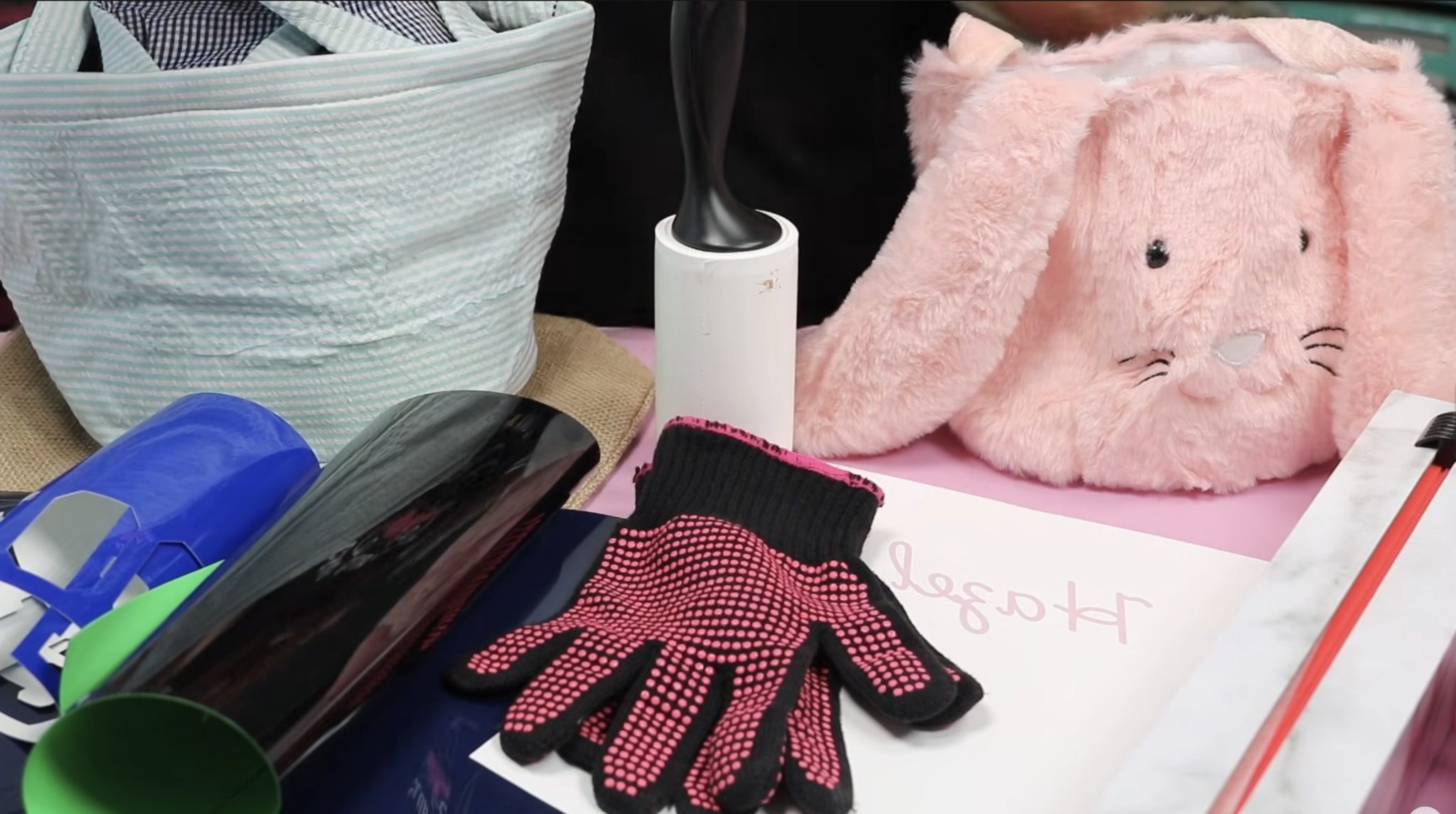 Custom Easter basket supplies used.