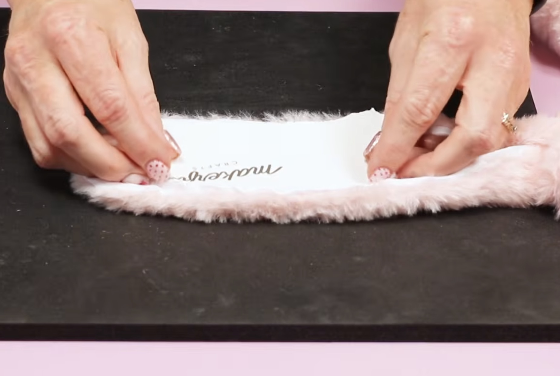 Secure the sublimation print with heat-resistant tape.