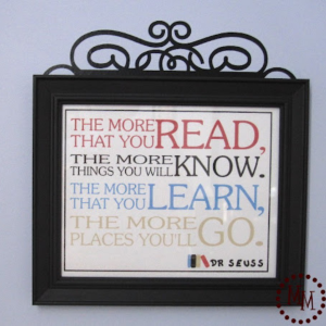 Photo Collage & Seuss Quote Printable by The Scrap Shoppe Blog