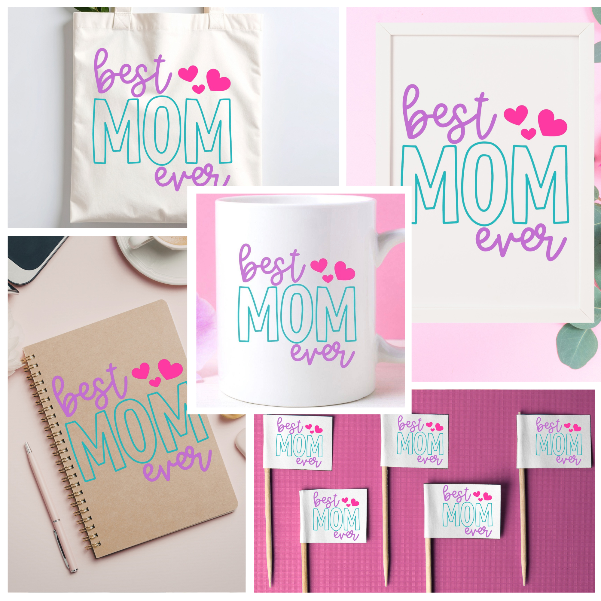 Free Best Mom Ever SVG various projects.
