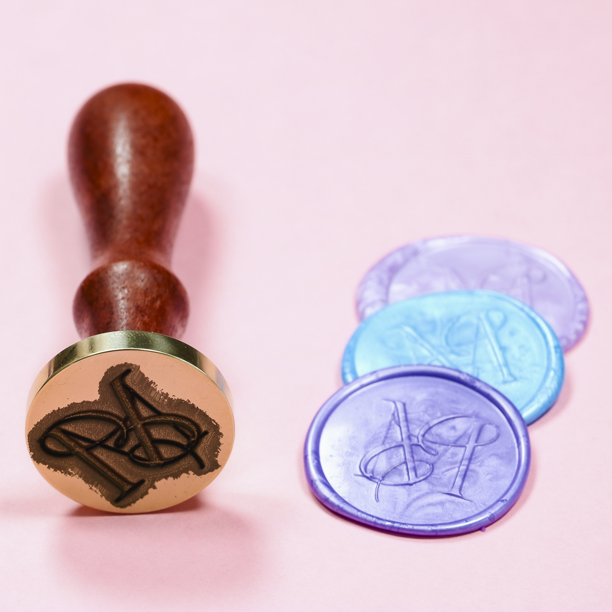 Custom Wax Seal Stamp - square header.