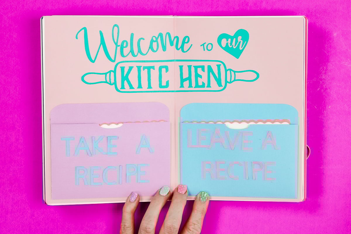 Take a recipe, leave a recipe journal spread.