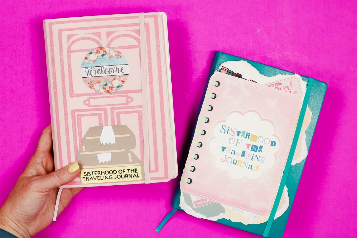 Sisterhood of the traveling junk journal covers.