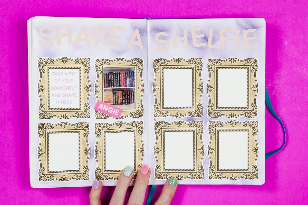 Share a shelfie photo gallery.