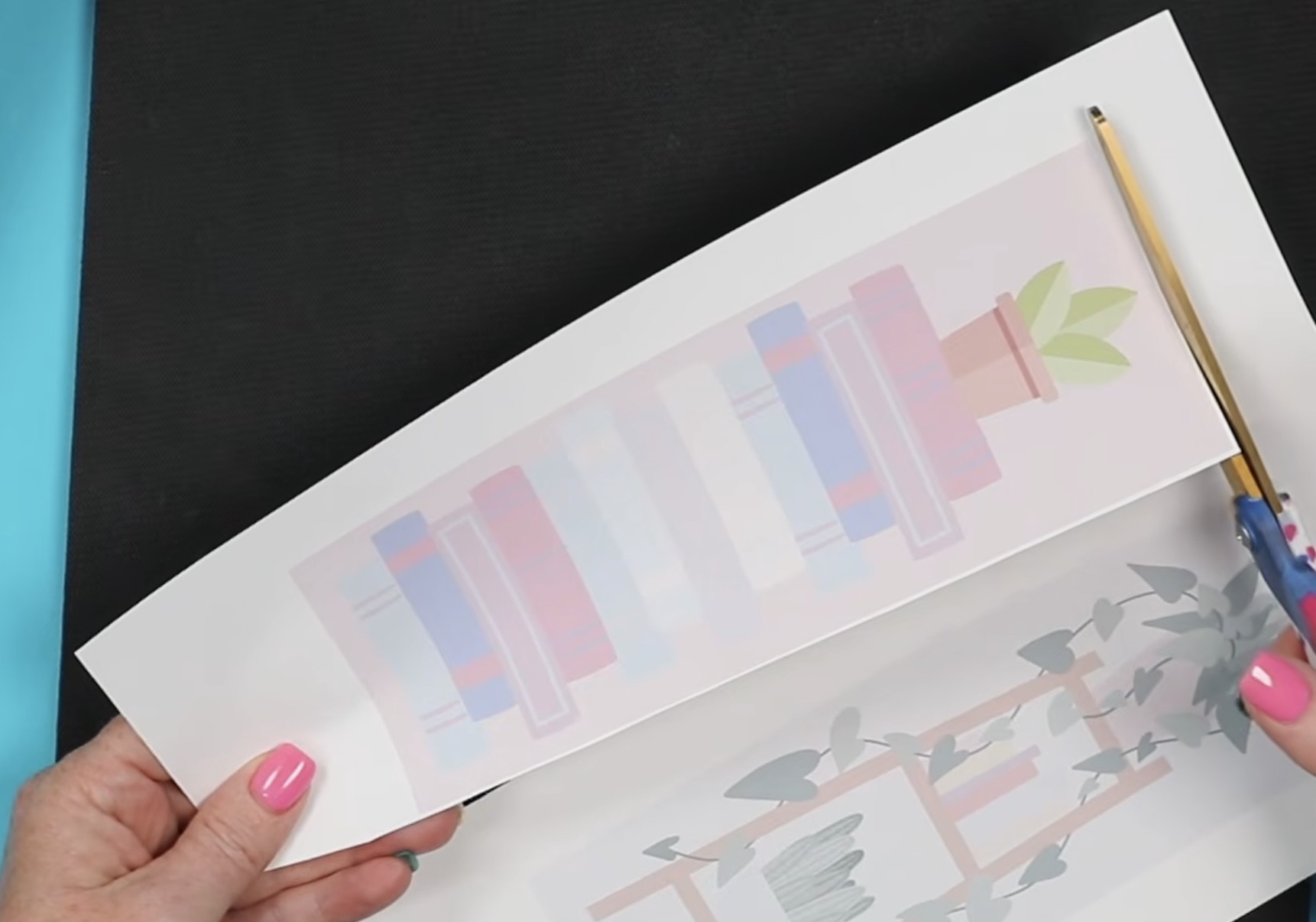 Trim the sublimation print close to the design.