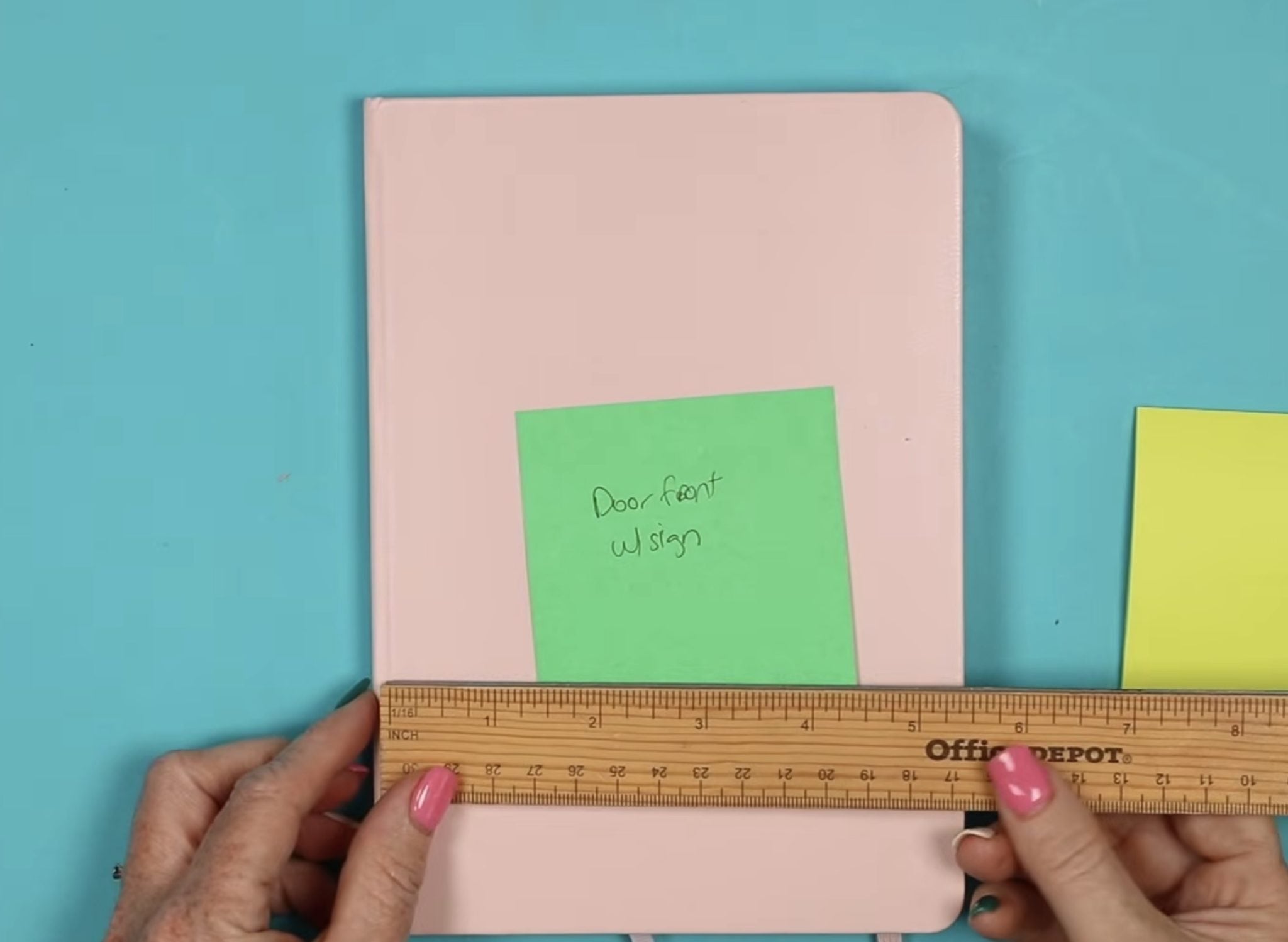 Measure the journal, both height and width.