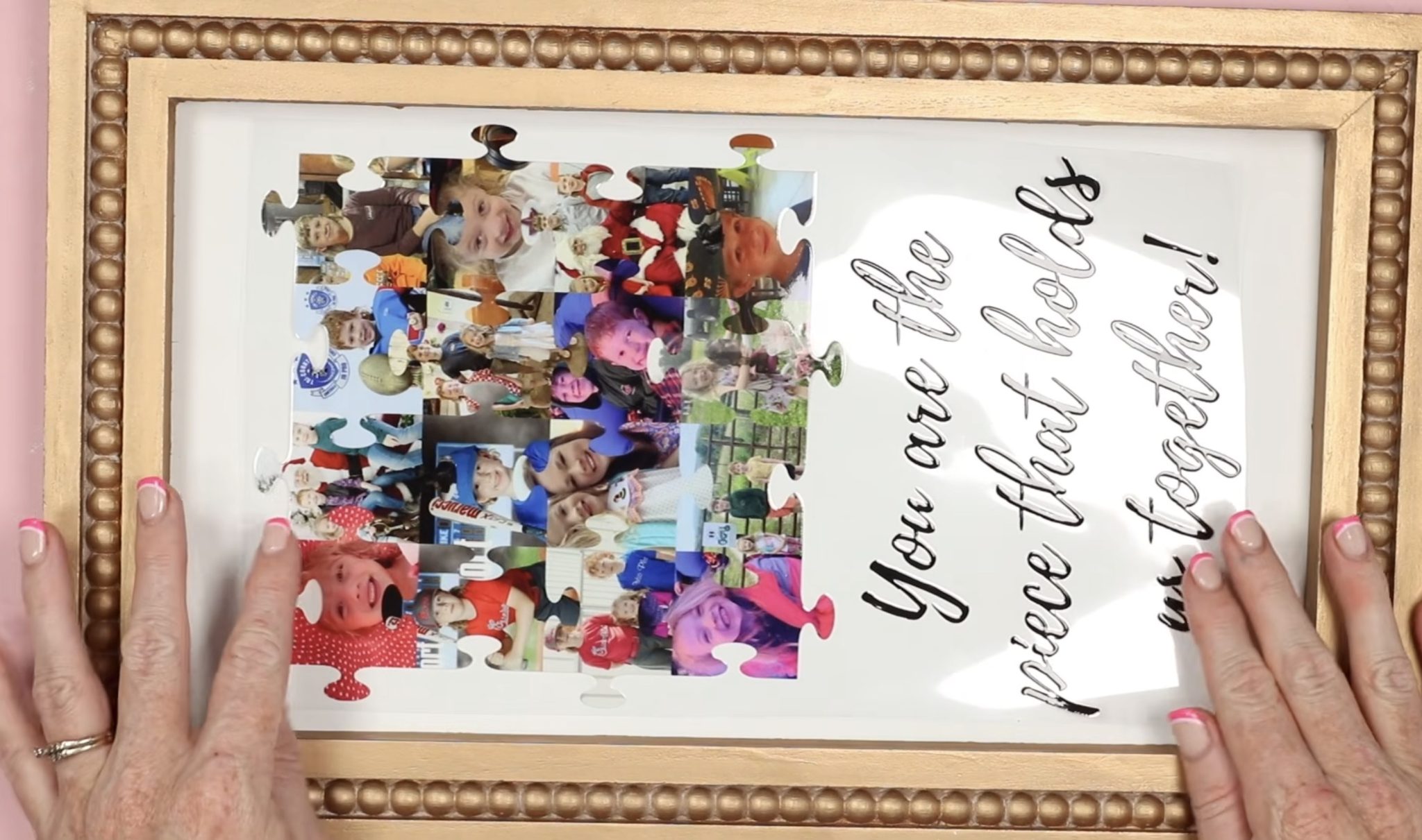 Locate print on blank.