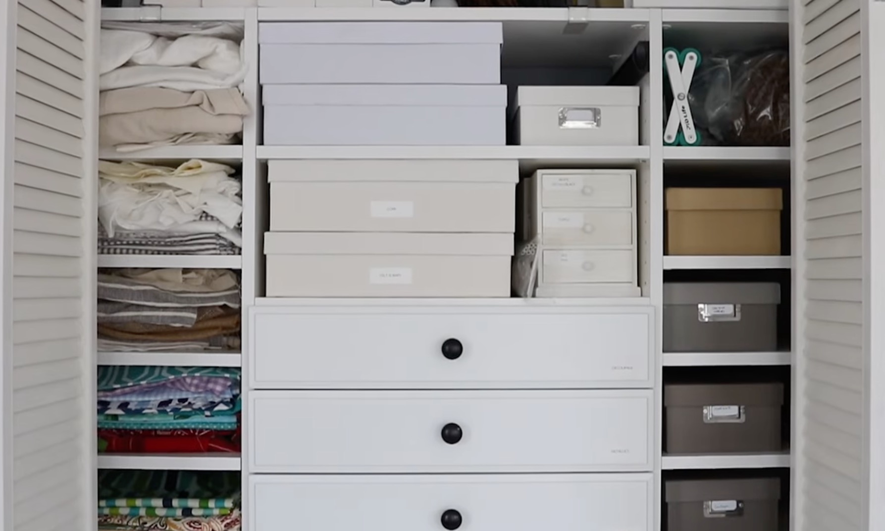 Craft closet evolution - now.