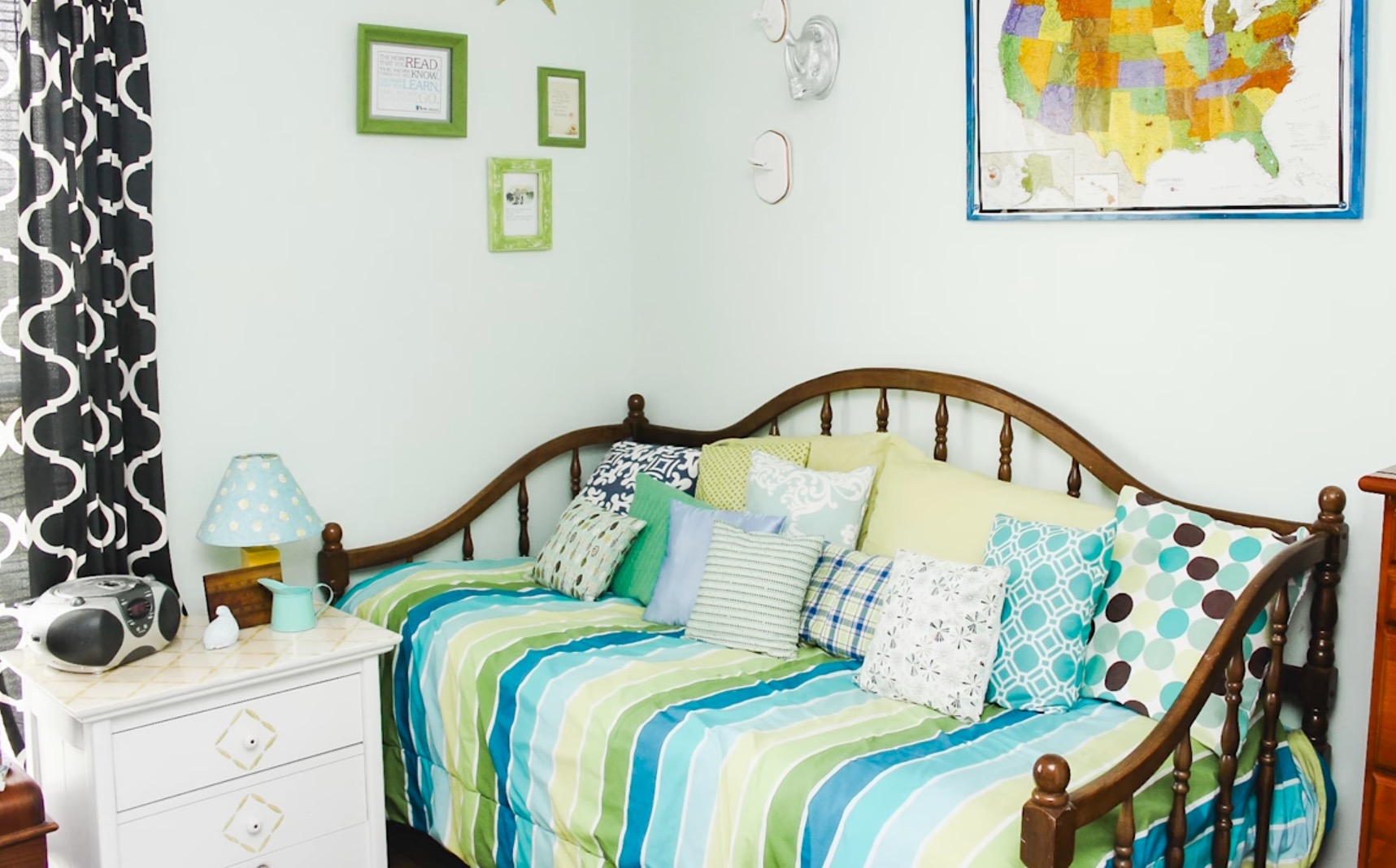 Craft room evolution bedroom side.