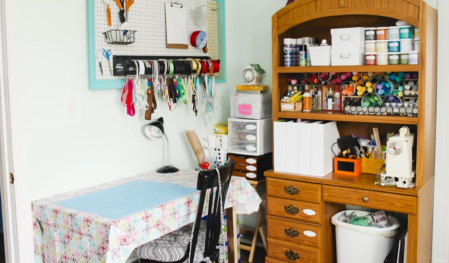 Shared craft room - craft side.