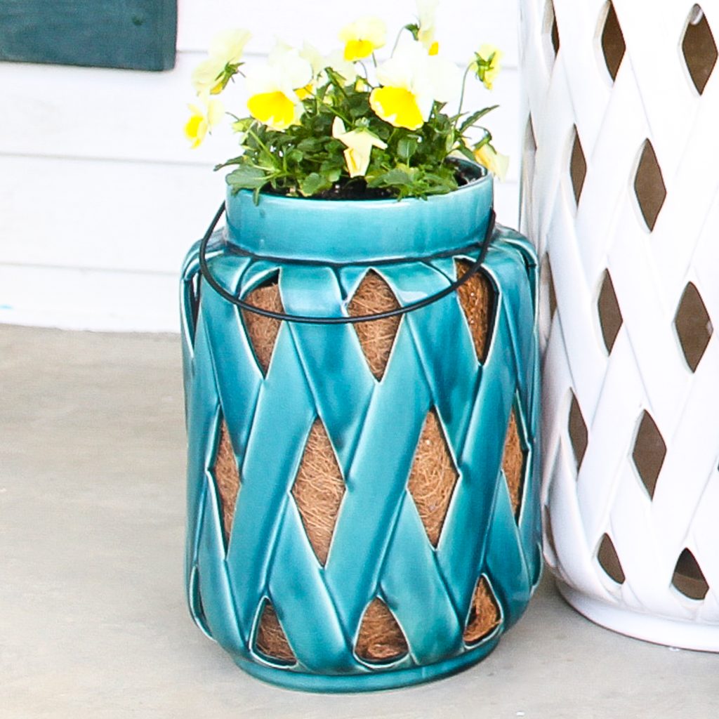 another lantern planter