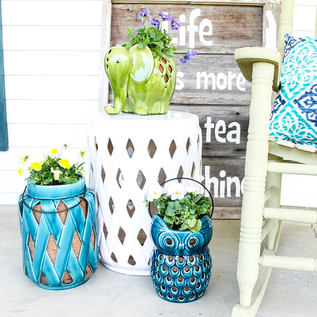 Planters made using lanters