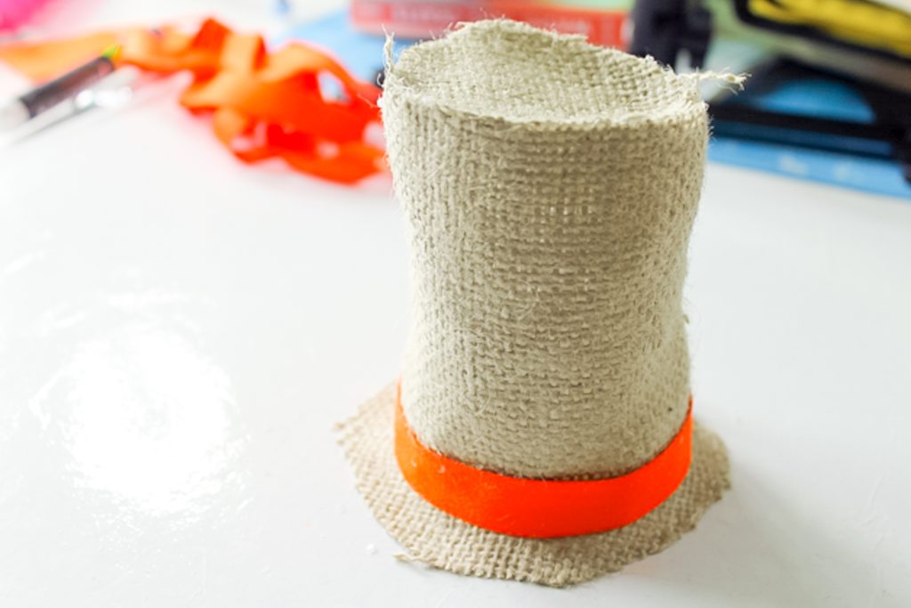 hot hat with ribbon trim