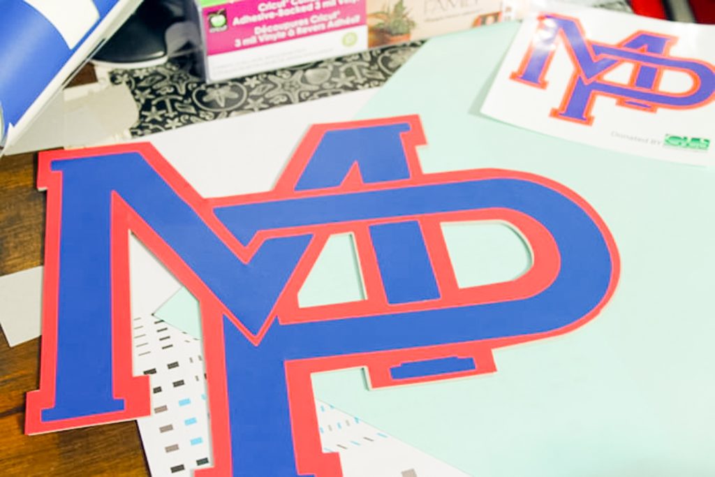 layered school pride letters