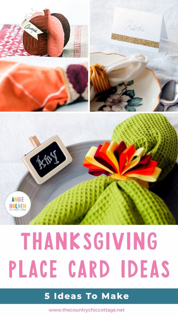 5 difference place card ideas for Thanksgiving