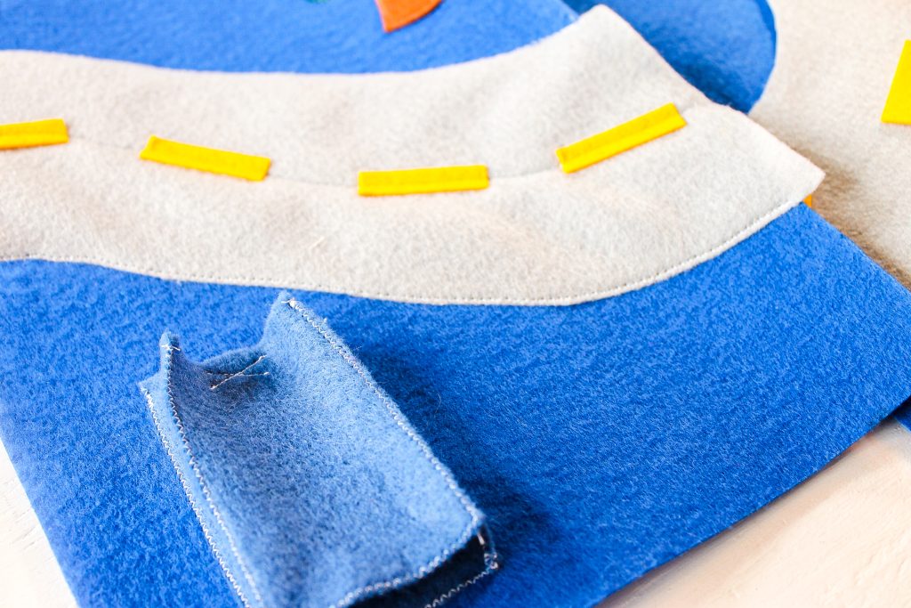 sewing the road to the felt page