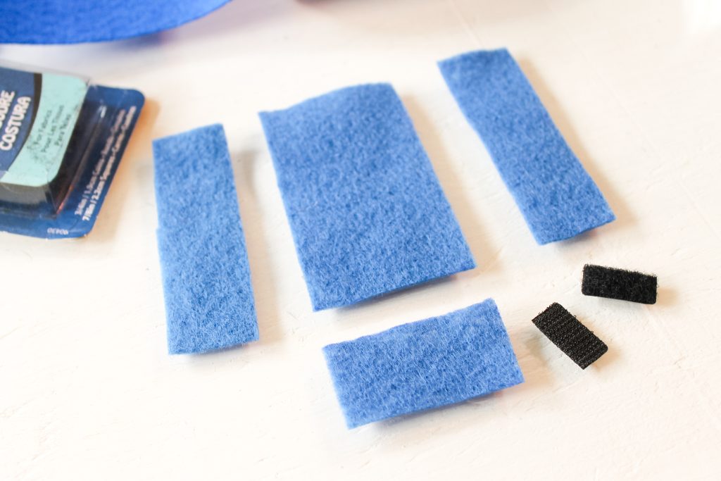 velcro and cut felt