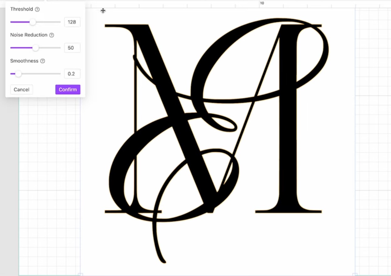 Add monogram design to the software.