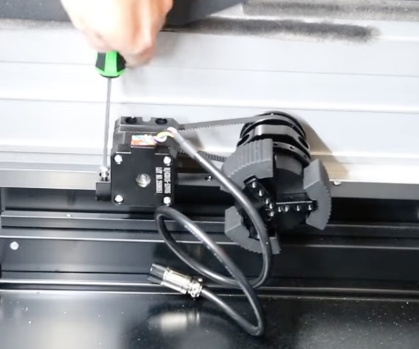 Screw the Rotary Pro into place.