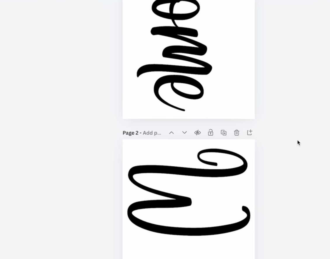 Welcome mat design in Canva.