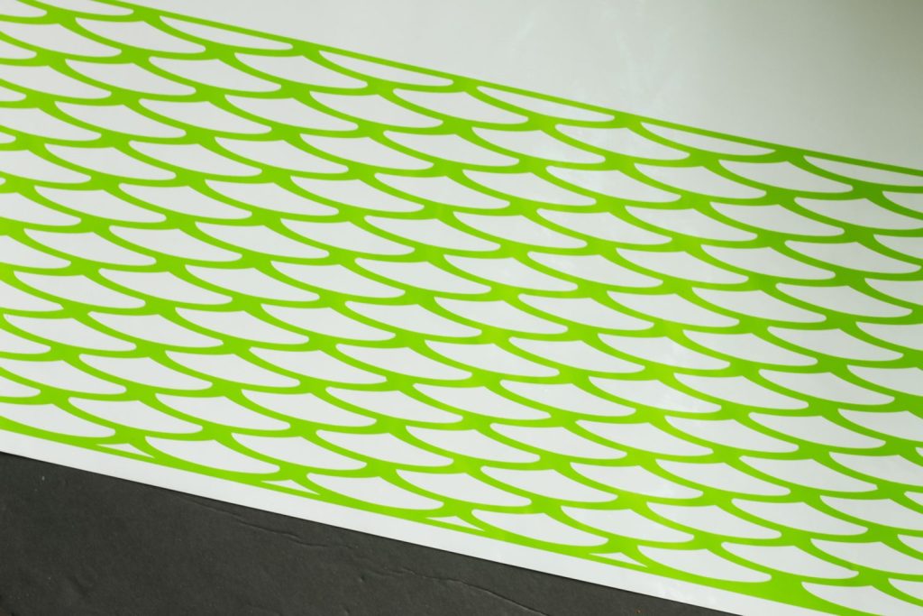 cut and weeded vinyl