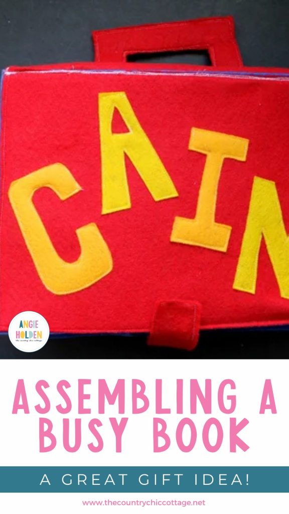 assembling a busy book