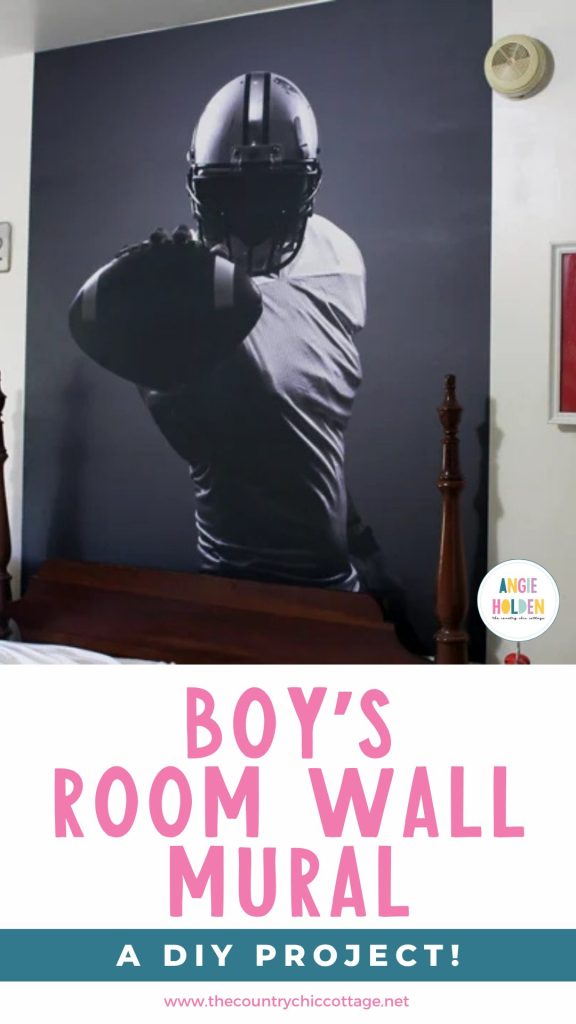 boys room wall mural