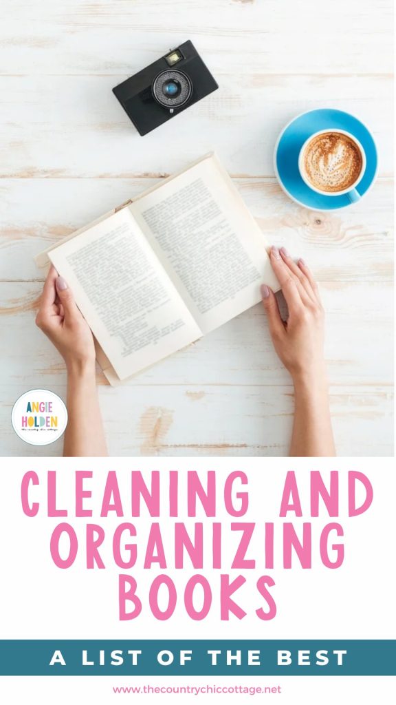 cleaning and organizing books