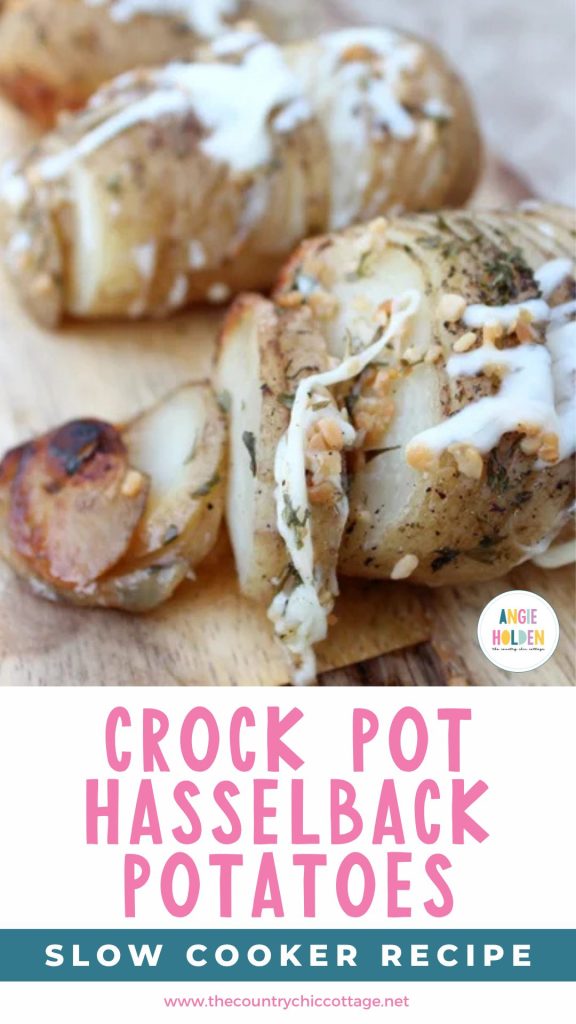crock pot hasselback potatoes