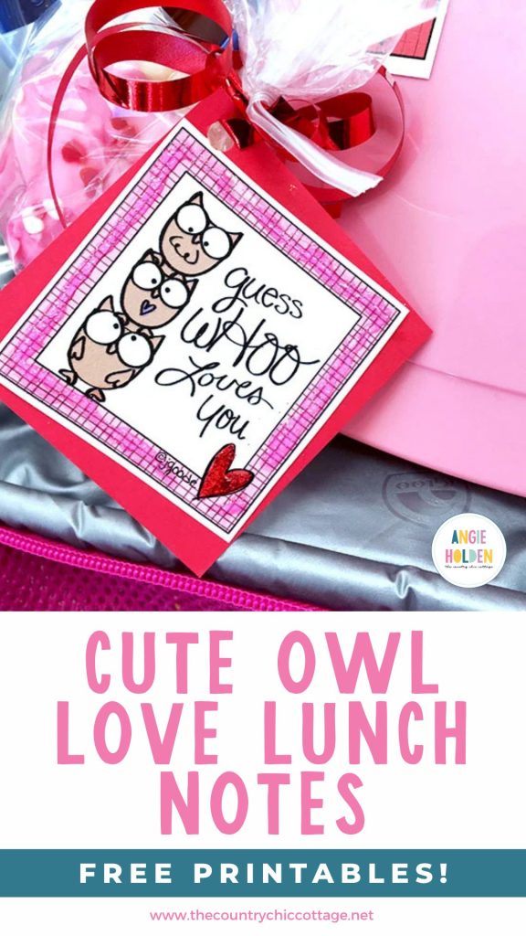cute owl love lunch notes