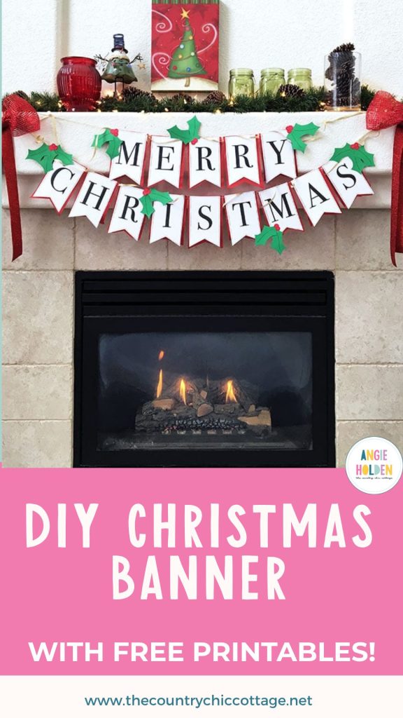 DIY Christmas banner