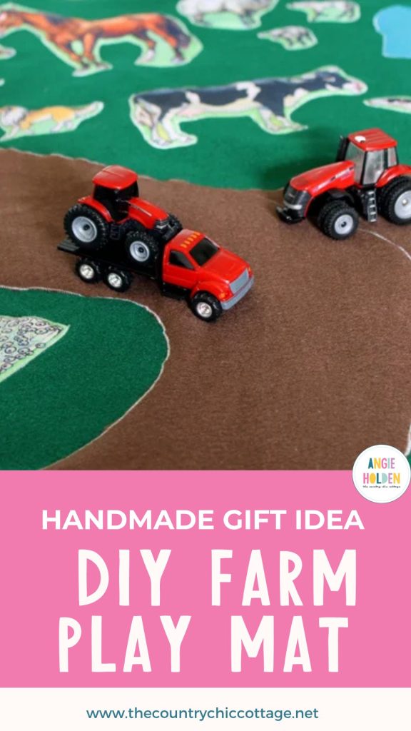 DIY farm play mat