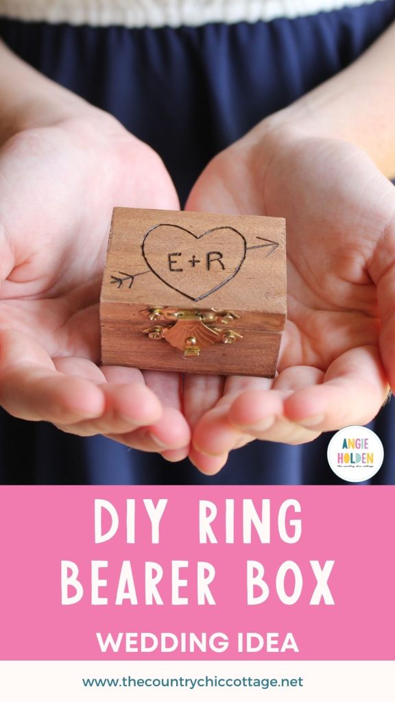 wedding DIY custom ring bearer box