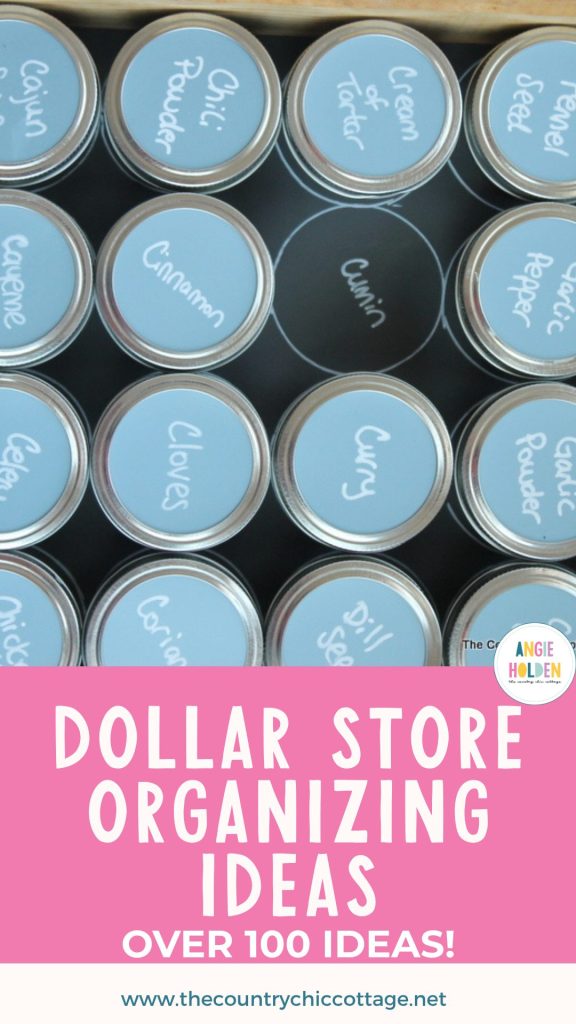 dollar store organizing ideas