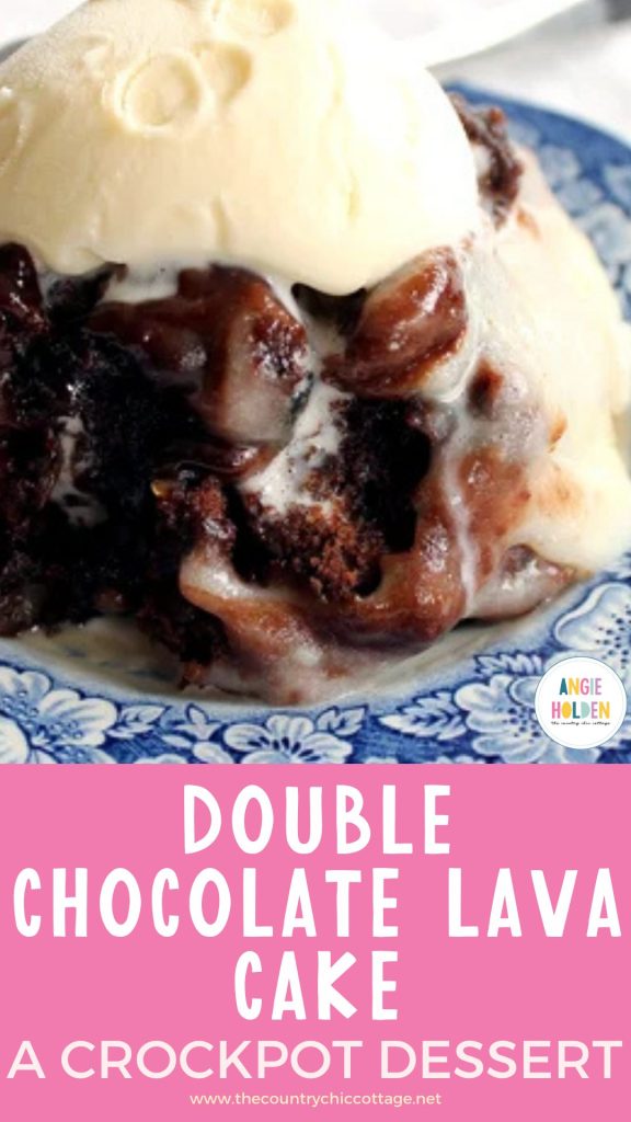 double chocolate lava cake