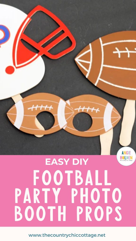 football party photo booth props