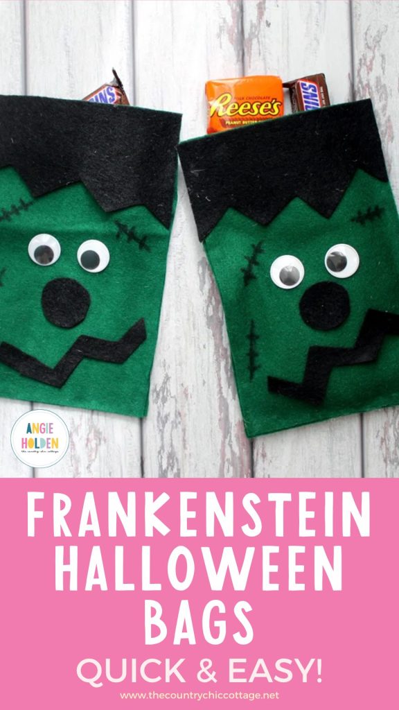 Frankenstein Halloween bags