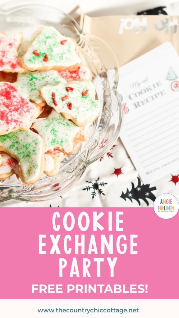 free cookie exchange printables