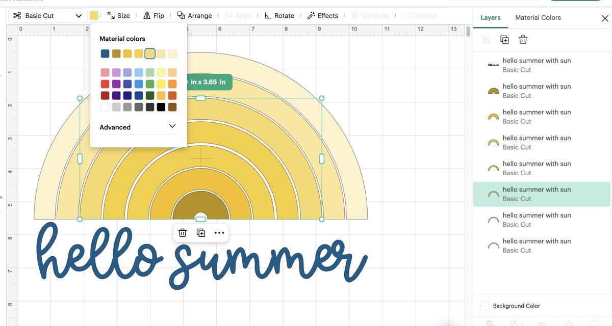 Ungroup the SVG file.
