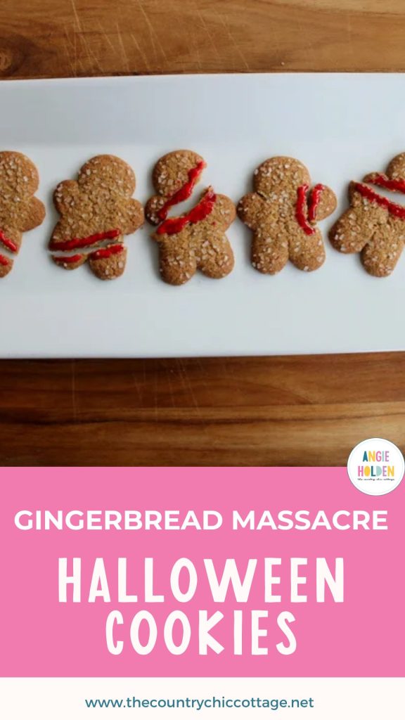 gingerbread massacre Halloween cookies